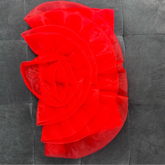 Women's Floral Print Front Crop Tube Top Sleeveless Strapless - Picture 4 of 5